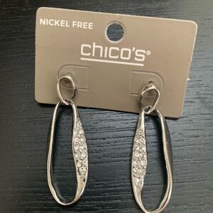Chico's Oval Drop Earrings
